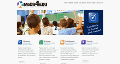 Desktop Screenshot of mods4edu.com